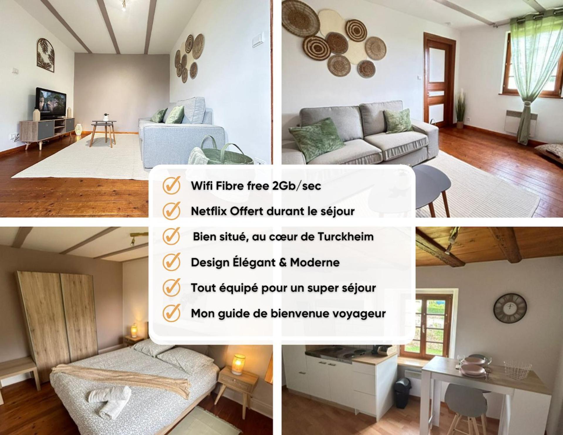 Le Cocon Du Vignoble - Free Wifi - Netflix Apartment Turckheim Exterior photo